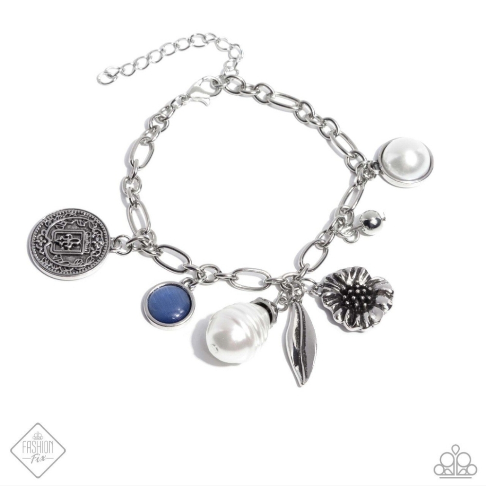 Enduring Enegry Blue Bracelet Charm Fashion Jewelry Paparazzi